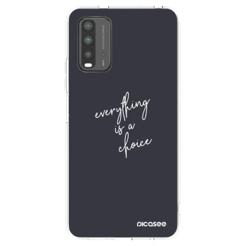 Picasee silikonový černý obal pro Xiaomi Redmi 9T - Vše je na tobě
