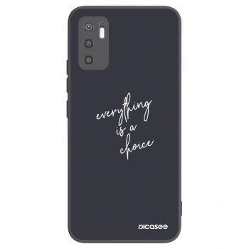 Picasee silikonový černý obal pro Xiaomi Redmi Note 10 5G - Vše je na tobě