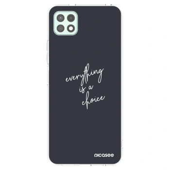 Picasee silikonový průhledný obal pro Samsung Galaxy A22 A226B 5G - Vše je na tobě