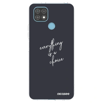 Picasee silikonový průhledný obal pro Realme C21 - Vše je na tobě