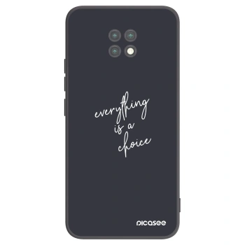 Picasee silikonový černý obal pro Xiaomi Redmi Note 9T - Vše je na tobě