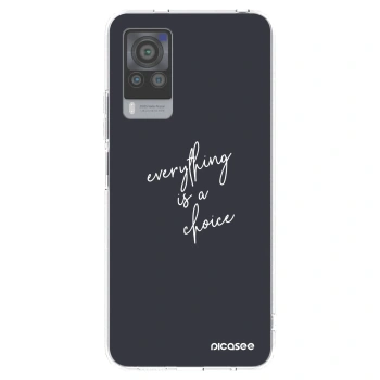 Picasee silikonový průhledný obal pro Vivo X60 Pro 5G - Vše je na tobě