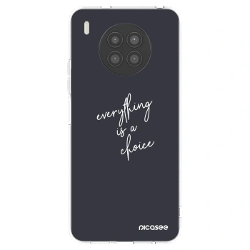 Picasee silikonový průhledný obal pro Huawei Nova 8i - Vše je na tobě