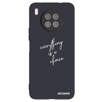 Picasee silikonový černý obal pro Huawei Nova 8i - Vše je na tobě