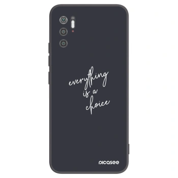 Picasee silikonový černý obal pro Xiaomi Poco M3 Pro 5G - Vše je na tobě