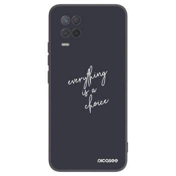 Picasee silikonový černý obal pro Realme 8 5G - Vše je na tobě