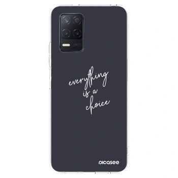 Picasee silikonový průhledný obal pro Realme 8 5G - Vše je na tobě