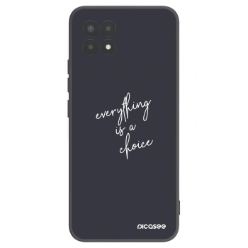 Picasee silikonový černý obal pro Realme 8i - Vše je na tobě
