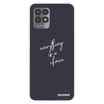 Picasee silikonový průhledný obal pro Realme 8i - Vše je na tobě