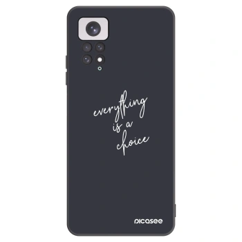 Picasee silikonový černý obal pro Xiaomi Redmi Note 11 - Vše je na tobě