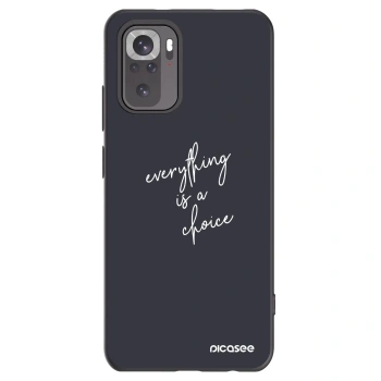 Picasee silikonový černý obal pro Xiaomi Redmi Note 11S 4G - Vše je na tobě