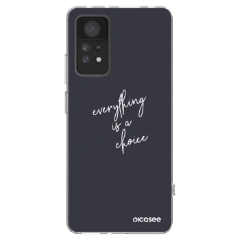 Picasee silikonový průhledný obal pro Xiaomi Redmi Note 11 Pro 5G - Vše je na tobě