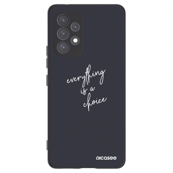 Picasee silikonový černý obal pro Samsung Galaxy A53 5G A536 - Vše je na tobě