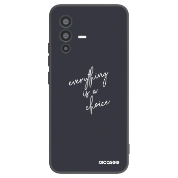 Picasee silikonový černý obal pro Vivo V23 5G - Vše je na tobě