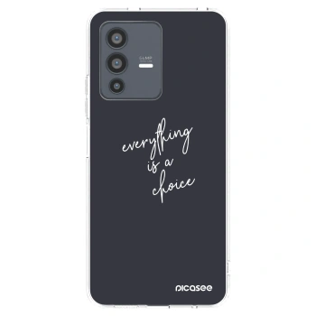 Picasee silikonový průhledný obal pro Vivo V23 5G - Vše je na tobě