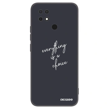 Picasee silikonový černý obal pro Xiaomi Redmi 10C - Vše je na tobě