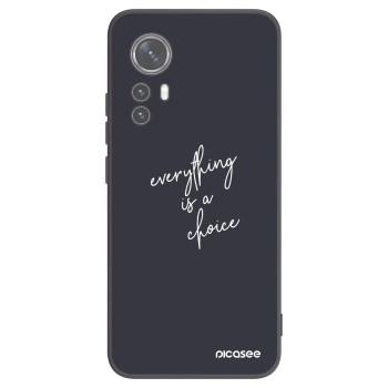 Picasee silikonový černý obal pro Xiaomi 12X - Vše je na tobě