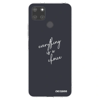 Picasee silikonový průhledný obal pro Realme C21Y - Vše je na tobě