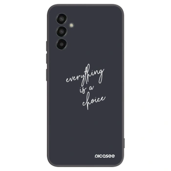 Picasee silikonový černý obal pro Samsung Galaxy M13 M135F - Vše je na tobě