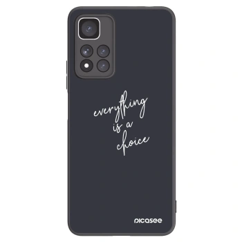 Picasee silikonový černý obal pro Xiaomi Redmi Note 11 Pro+ 5G - Vše je na tobě