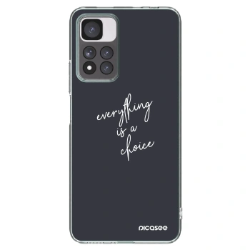 Picasee silikonový průhledný obal pro Xiaomi Redmi Note 11 Pro+ 5G - Vše je na tobě