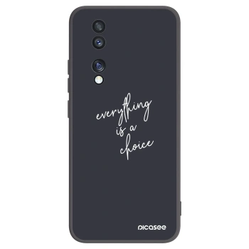 Picasee silikonový černý obal pro Honor 70 - Vše je na tobě