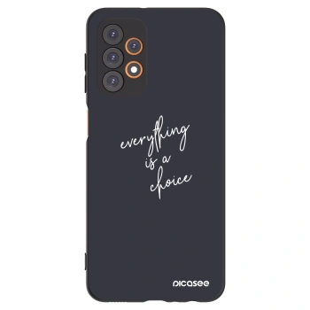 Picasee silikonový černý obal pro Samsung Galaxy A23 A236B 5G - Vše je na tobě