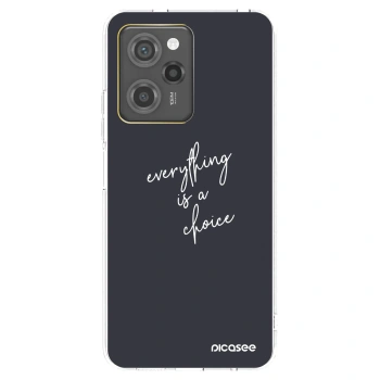 Picasee silikonový průhledný obal pro Xiaomi Poco X5 Pro - Vše je na tobě