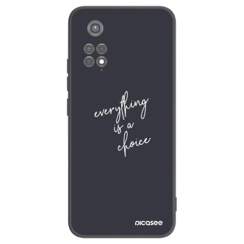 Picasee silikonový černý obal pro Xiaomi Redmi Note 11S 5G - Vše je na tobě