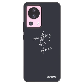 Picasee silikonový černý obal pro Xiaomi 13 Lite - Vše je na tobě