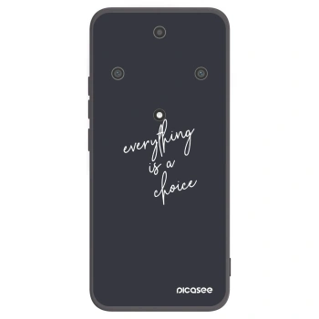 Picasee silikonový černý obal pro Honor Magic5 Lite 5G - Vše je na tobě