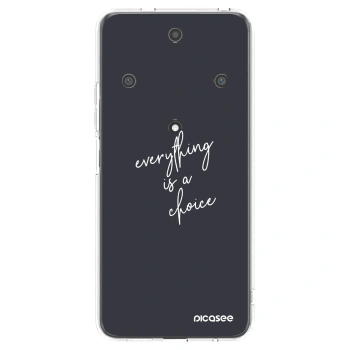 Picasee silikonový průhledný obal pro Honor Magic5 Lite 5G - Vše je na tobě