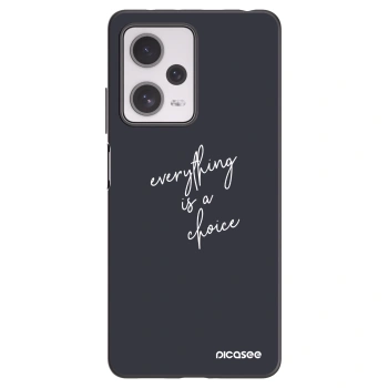 Picasee silikonový černý obal pro Xiaomi Redmi Note 12 Pro+ 5G - Vše je na tobě
