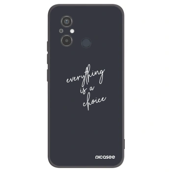 Picasee silikonový černý obal pro Xiaomi Redmi 12C - Vše je na tobě