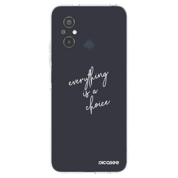 Picasee silikonový průhledný obal pro Xiaomi Redmi 12C - Vše je na tobě