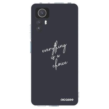 Picasee silikonový průhledný obal pro Xiaomi Redmi Note 12S - Vše je na tobě