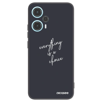 Picasee silikonový černý obal pro Xiaomi Poco F5 - Vše je na tobě