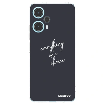 Picasee silikonový průhledný obal pro Xiaomi Poco F5 - Vše je na tobě