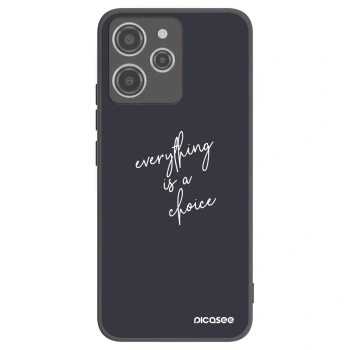 Picasee silikonový černý obal pro Xiaomi Redmi 12 4G - Vše je na tobě