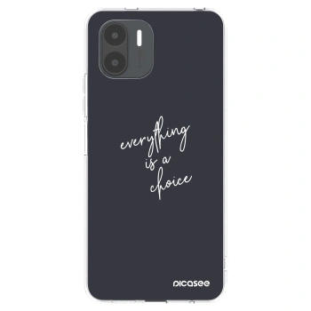 Picasee silikonový průhledný obal pro Xiaomi Redmi A2 - Vše je na tobě