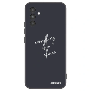Picasee silikonový černý obal pro Samsung Galaxy A04s A047F - Vše je na tobě