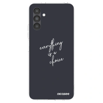 Picasee silikonový průhledný obal pro Samsung Galaxy A04s A047F - Vše je na tobě