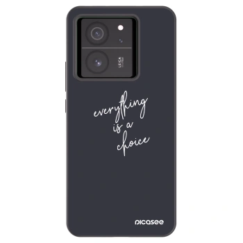 Picasee silikonový černý obal pro Xiaomi 13T - Vše je na tobě