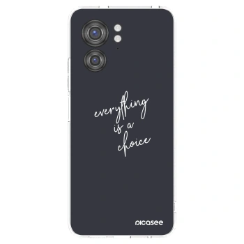 Picasee silikonový průhledný obal pro Motorola Edge 40 - Vše je na tobě
