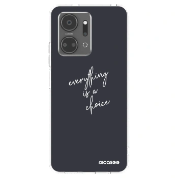 Picasee silikonový průhledný obal pro Honor X7a - Vše je na tobě