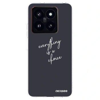 Picasee silikonový průhledný obal pro Xiaomi 14 Pro - Vše je na tobě