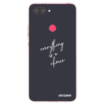 Picasee silikonový průhledný obal pro Xiaomi Mi 8 Lite - Vše je na tobě