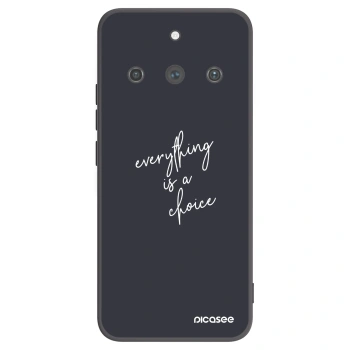 Picasee silikonový černý obal pro Realme 11 Pro+ - Vše je na tobě