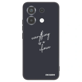 Picasee silikonový černý obal pro Xiaomi Poco X6 - Vše je na tobě