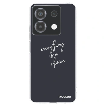 Picasee silikonový průhledný obal pro Xiaomi Poco X6 - Vše je na tobě